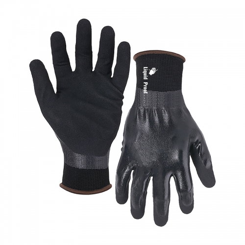 18G nylon/spandex shell G-Flex plus double coated gloves (fully/palm)