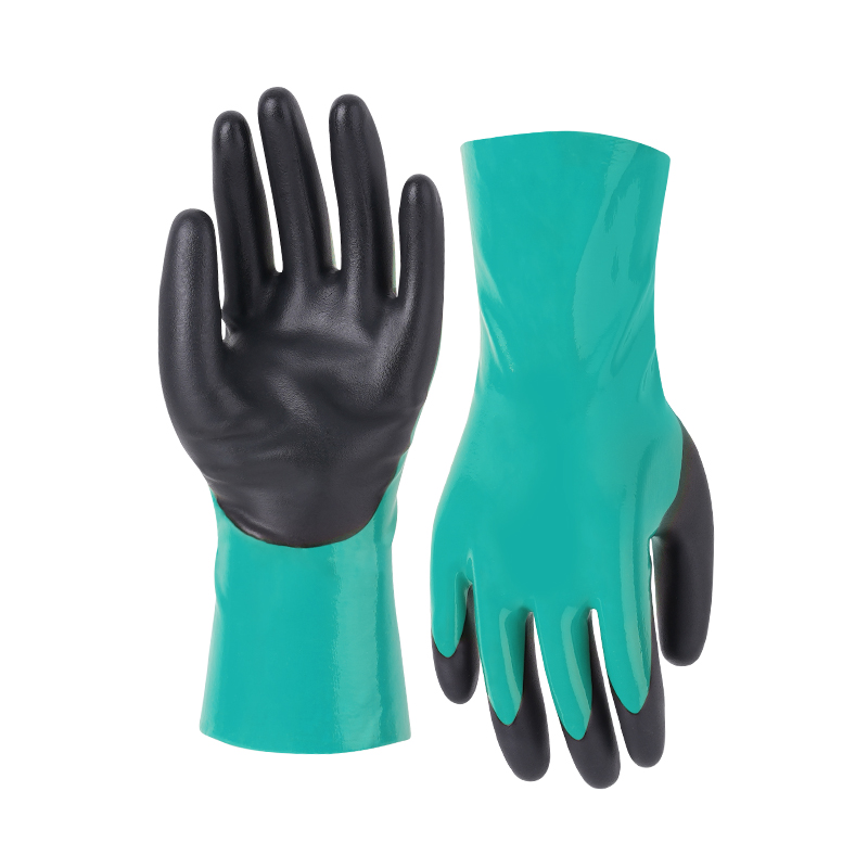 18G nylon shell with GripFoam Pro nitrile Gauntlet 26cm, Type B