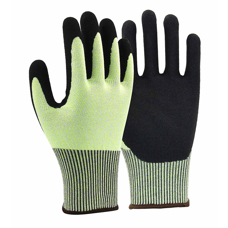 13G cut D/A4 DuraTuff palm coated gloves - Glass Fibre