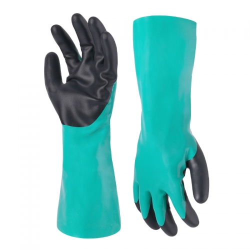 Chemical resistant - nitrile coated glove