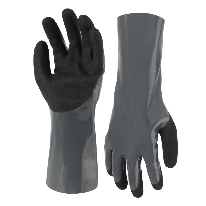 Chemical resistant nitrile coated glove with cut protection - Glass and Metal Free